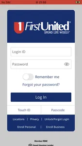 First United Bank Mobile screenshot 0