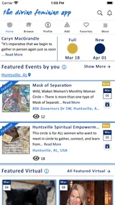 The divine feminine app screenshot 0