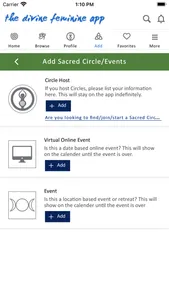 The divine feminine app screenshot 1