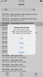 RFC View screenshot 2