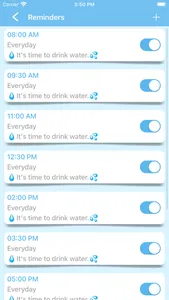 Drink Water - Daily Reminders screenshot 1