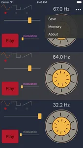 Frequency Sound Generator screenshot 1