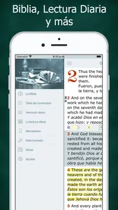 Spanish English Bible - Biblia screenshot 1