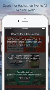 Hackathons - Search Local and Global Hackathons screenshot 1