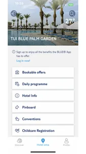 BLUE App - holiday planner screenshot 2