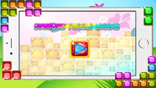 Diamond Block Launcher Legend - Jewel and Torrid Blaze of Crystal Bricks screenshot 4