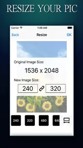 Image Resizer ADVANCED - Photo Resize Editor To Reshape pictures and Photos screenshot 0