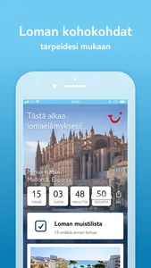 TUI Suomi – lomasovelluksesi screenshot 1