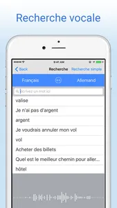 Dictionnaire français-allemand screenshot 1