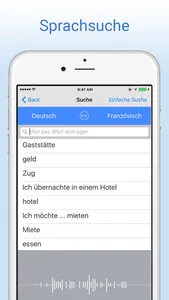 Deutsch–Französisch Wörterbuch screenshot 1