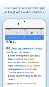 Deutsch–Französisch Wörterbuch screenshot 4