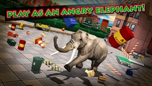 Ultimate Elephant Rampage 3D screenshot 0