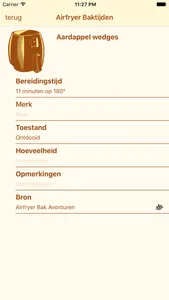 Airfryer Baktijden screenshot 2