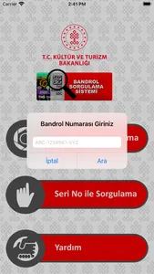 Bandrol Sorgu screenshot 1