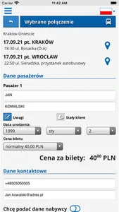 Bilety Krajowe screenshot 3