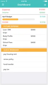 Expense Planner screenshot 0