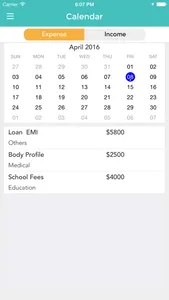 Expense Planner screenshot 2