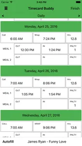 Timecard Buddy screenshot 2