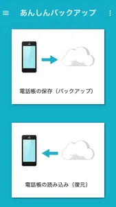 あんしんバックアップ screenshot 1
