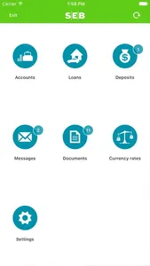 SEB Bank Ukraine for iPhone screenshot 0