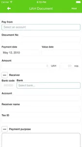 SEB Bank Ukraine for iPhone screenshot 4