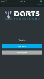 Darts Scoreboard X01 screenshot 0