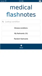 Medical FlashNotes screenshot 0