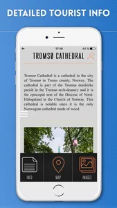 Tromsø Travel Guide with Offline City Street Map screenshot 2