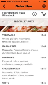 Four Brothers Pizza Rhinebeck screenshot 1