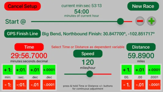 Open Road Race Timer screenshot 1