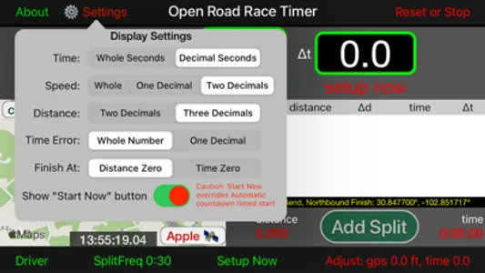 Open Road Race Timer screenshot 3