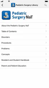 APSA Pediatric Surgery Library screenshot 1