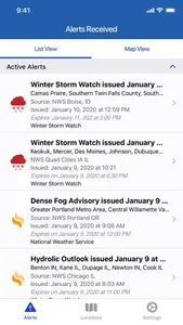 myAlerts screenshot 1