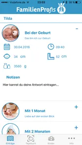 Babytagebuch. Schön, dass Du da bist. screenshot 0