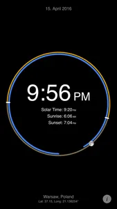 Sun Clock App screenshot 2