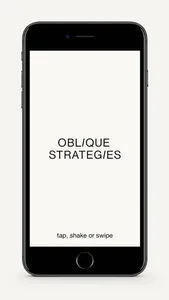 Oblique Strategies SE screenshot 2