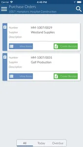 COINS Field Procurement screenshot 1