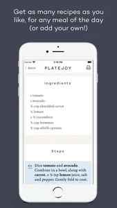 PlateJoy screenshot 1