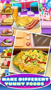 Crazy Food Maker Kitchen Salon - Chef Dessert Simulator & Street Cooking Games for Kids! screenshot 1