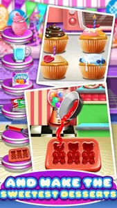 Crazy Food Maker Kitchen Salon - Chef Dessert Simulator & Street Cooking Games for Kids! screenshot 4