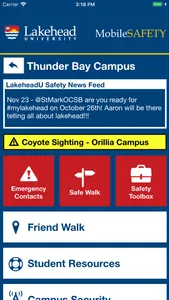 Mobile Safety - Lakehead U screenshot 1