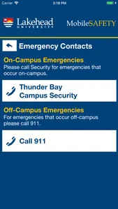 Mobile Safety - Lakehead U screenshot 3