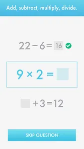 Quick Math - Mental Arithmetic screenshot 1