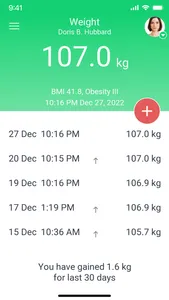 Smart Weight Diary by MedM screenshot 0