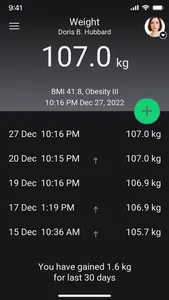 Smart Weight Diary by MedM screenshot 1