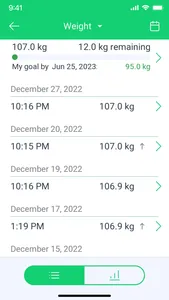 Smart Weight Diary by MedM screenshot 5