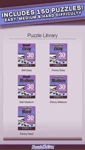 Penny Dell Jumbo Crosswords 3 – More Crosswords for Everyone! screenshot 2