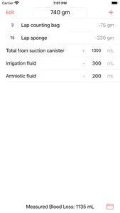 Measured Blood Loss screenshot 0