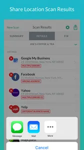 Location Scan screenshot 3
