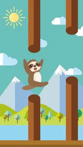 Flappy Sloth - Sky Adventure screenshot 0